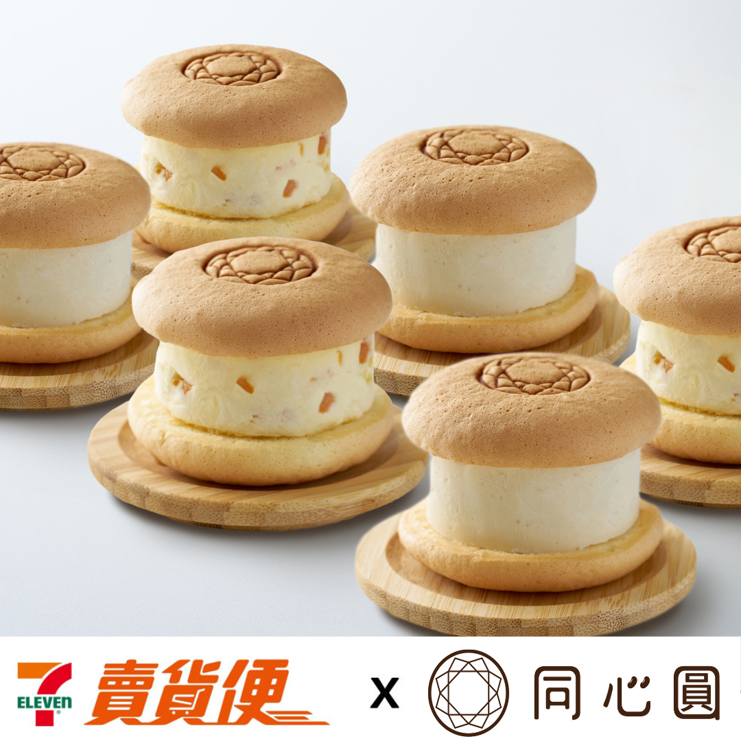 圓菓子禮盒-香草奶油＆水蜜桃