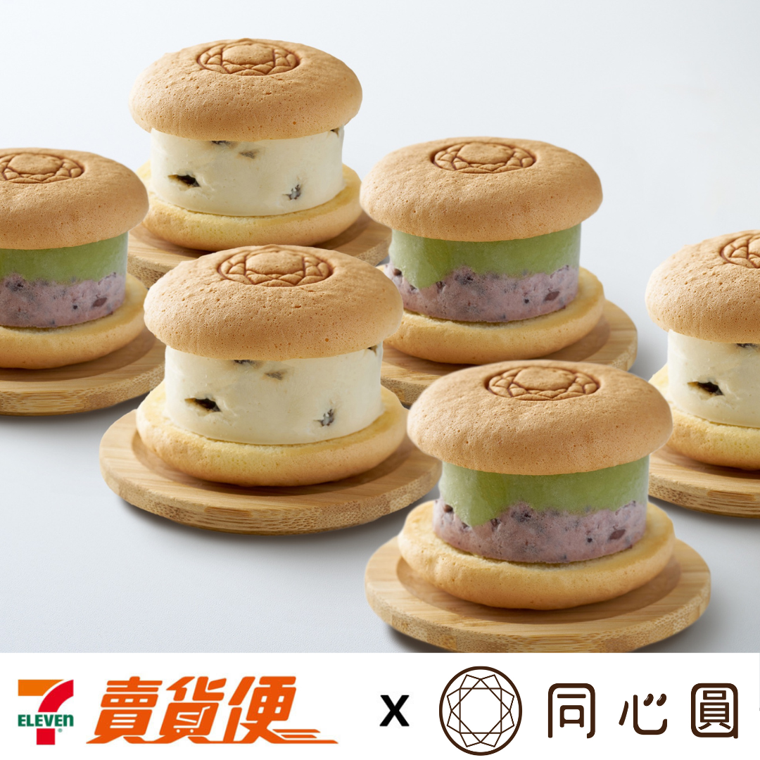 圓菓子禮盒-抹茶紅豆＆蘭姆葡萄起司