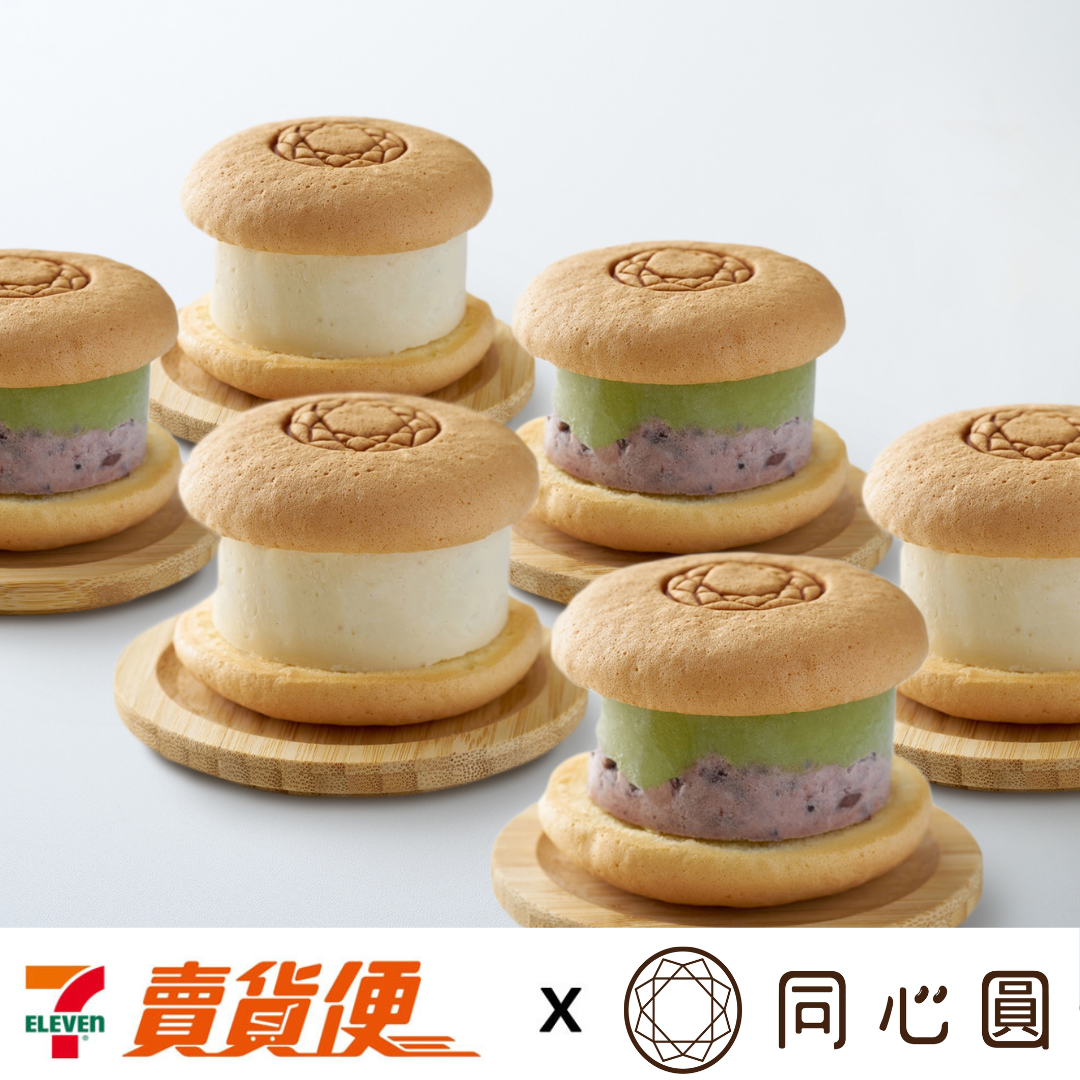 圓菓子禮盒-抹茶紅豆＆香草奶油