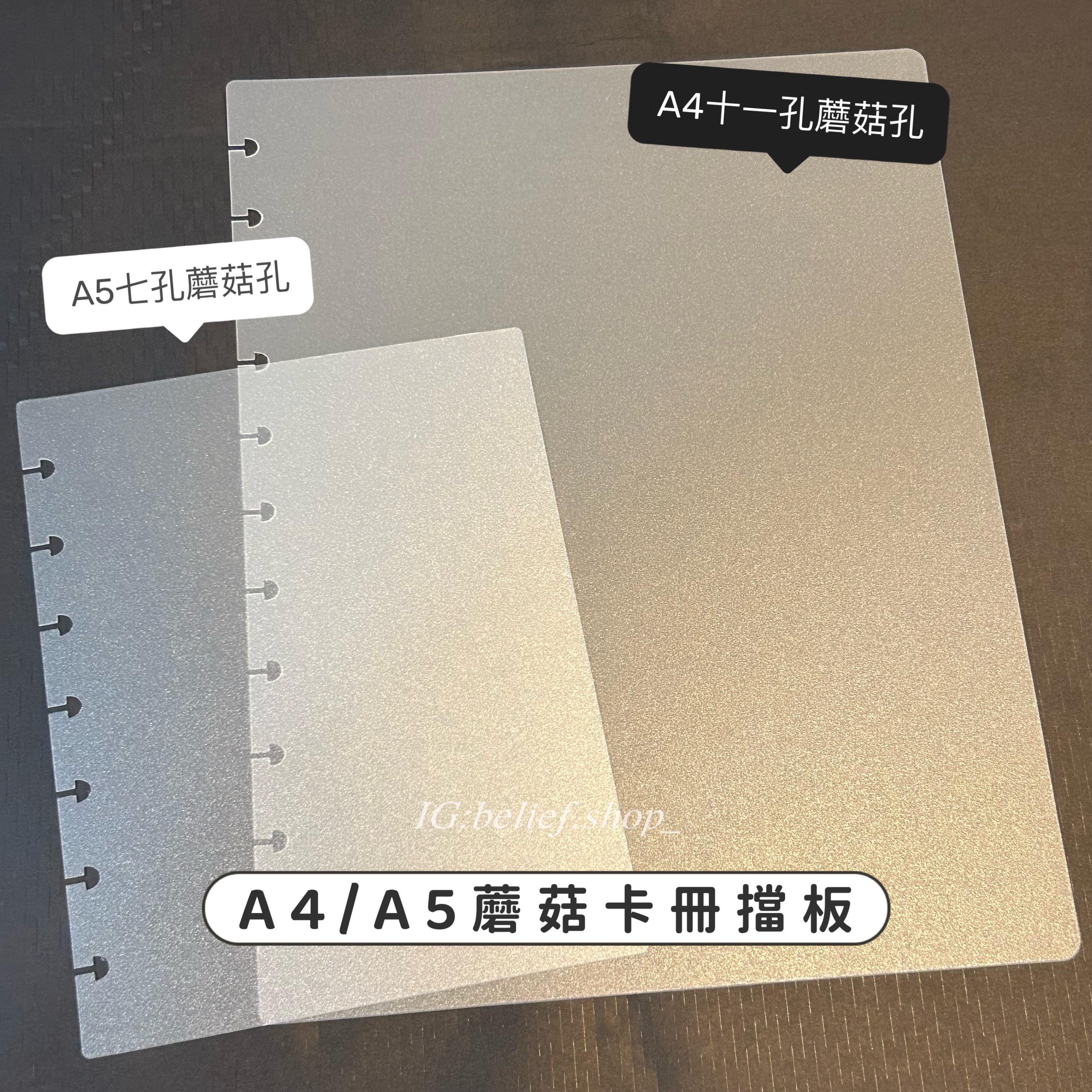 Belief°| 現貨✨ RINGNOTE  蘑菇孔卡冊擋板