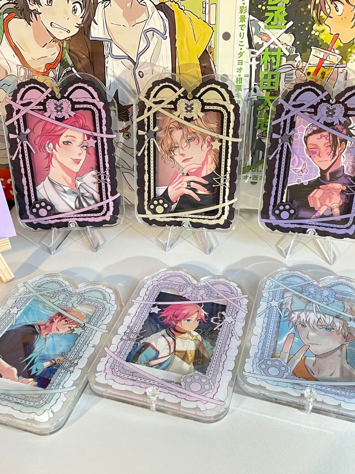 貓耳蕾絲壓克力卡套