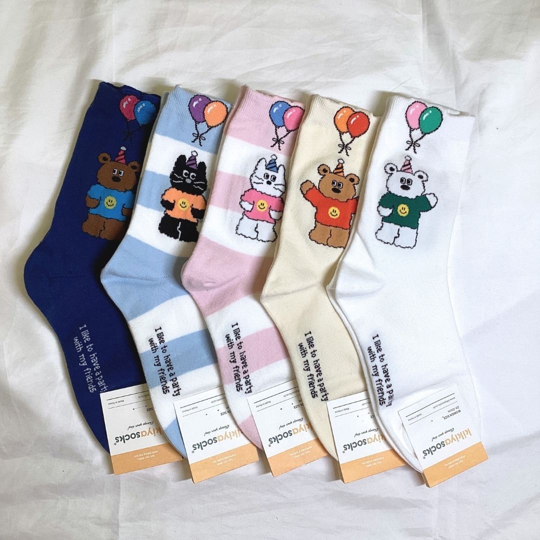 派對動物中長襪