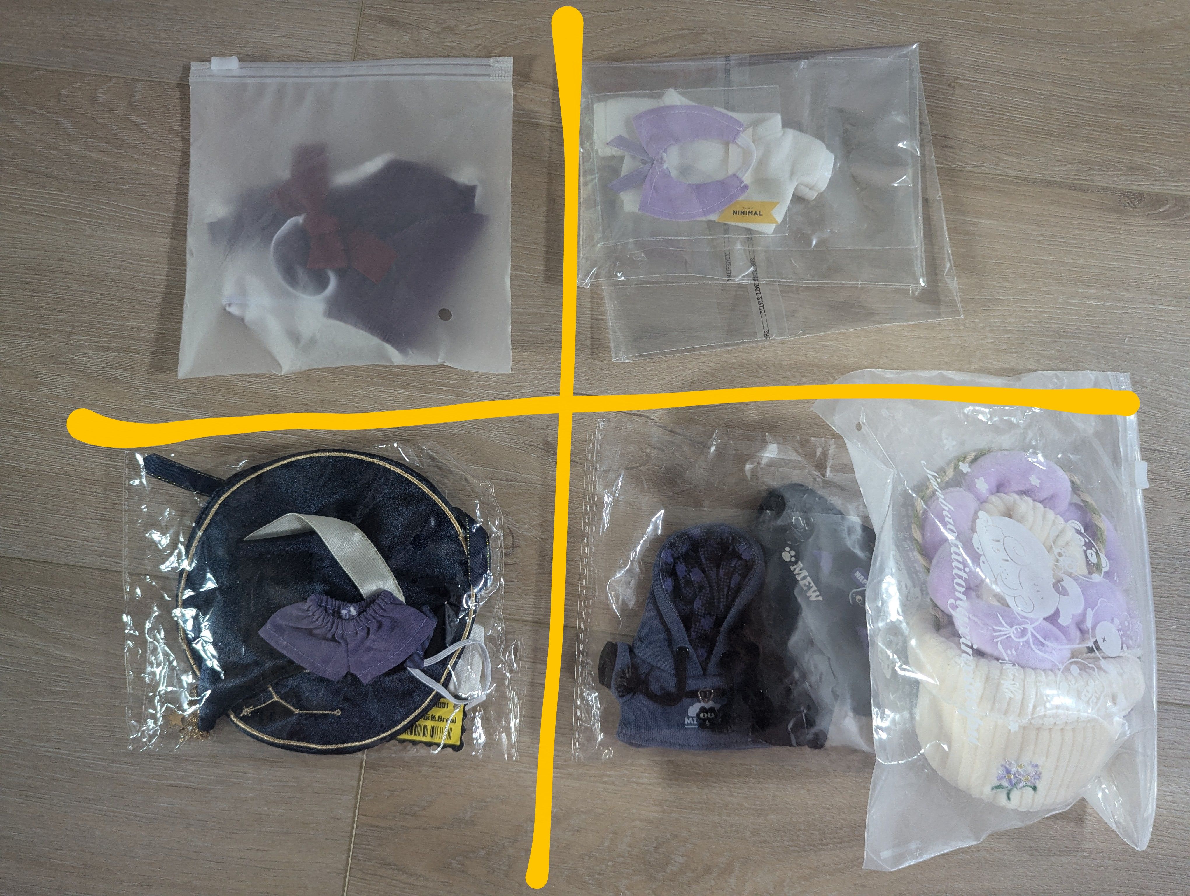 10cm娃衣全透福袋