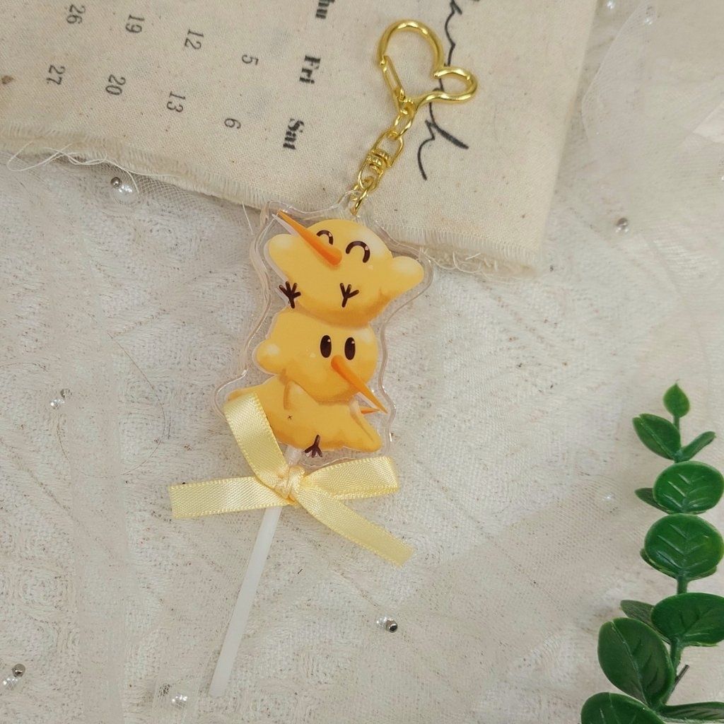 起司球鳥吊飾（買就贈起司包珠光貼紙）
