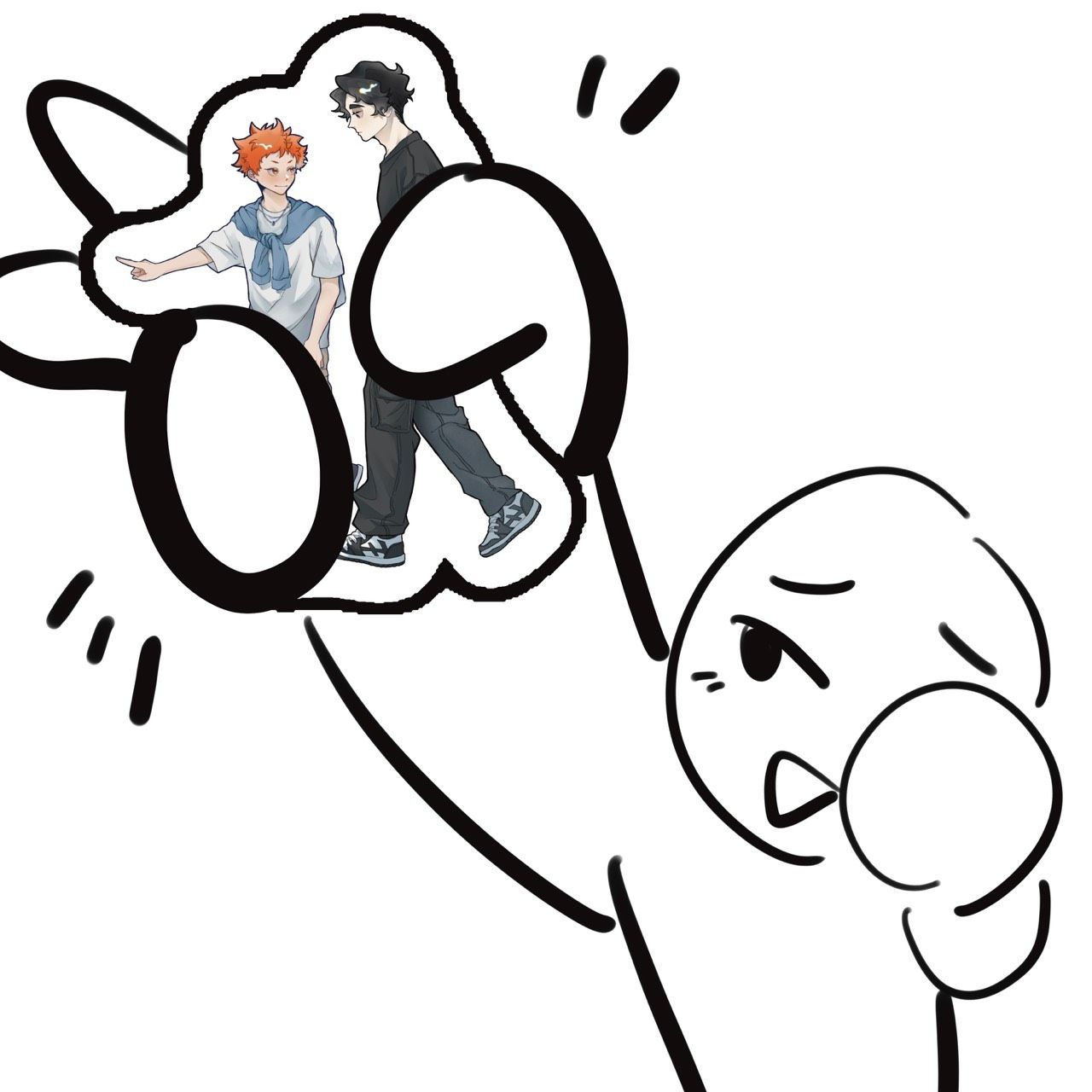 黏踢踢佐久早日約會飯友