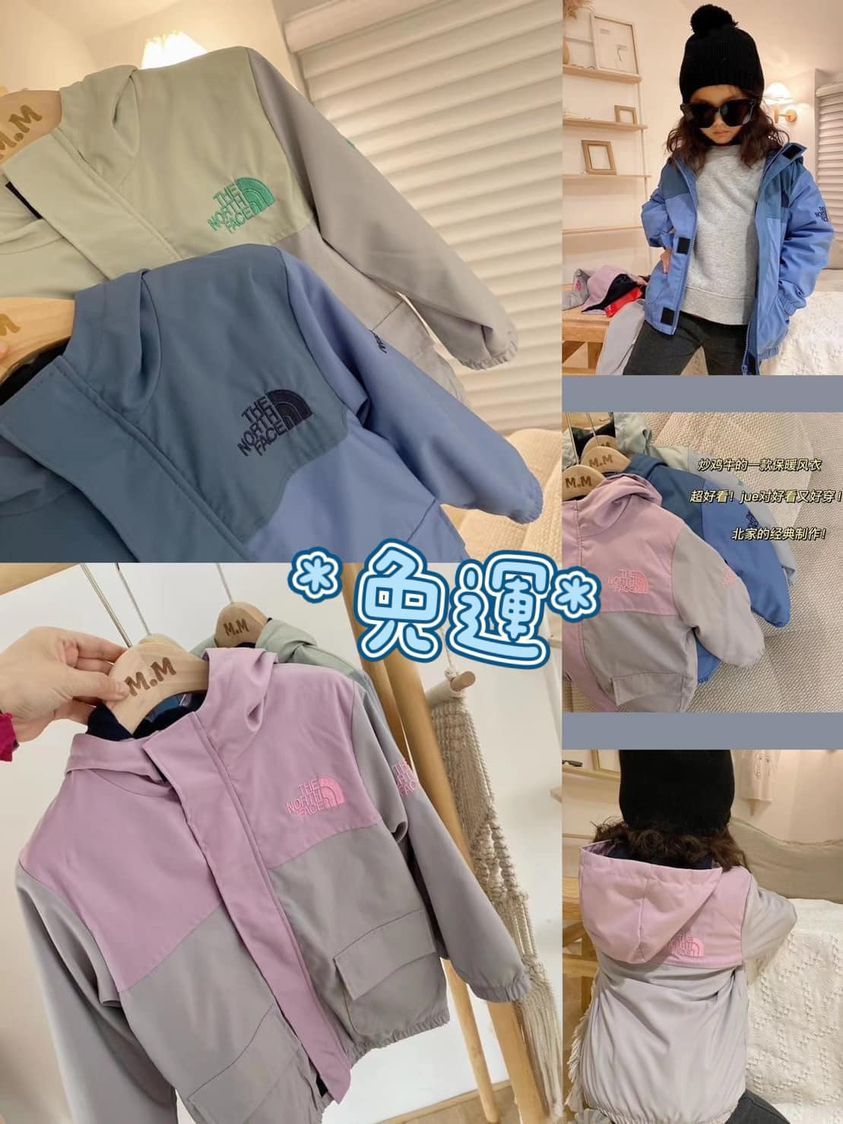 💕💕北面兒童加絨風衣-不同商品請勿合併下單 找商品請往下滑  **下單輸入*中秋月圓*即可免運