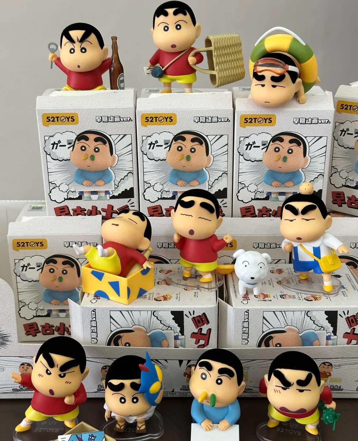 正版 蠟筆小新古早土豆公仔盲盒