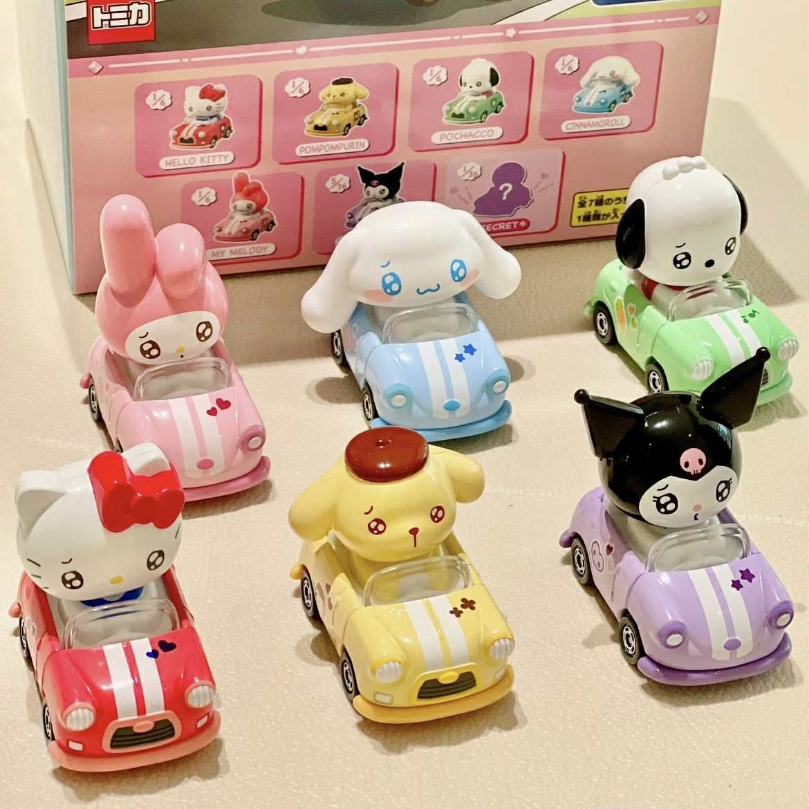 正版 TOMICA 55周年  正版三麗鷗車車盲盒