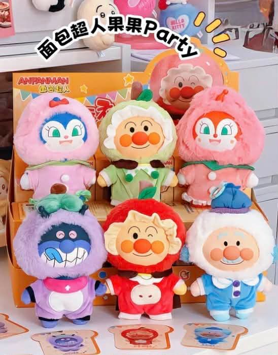 正版 麵包超人果果睡衣派對 盲盒吊飾