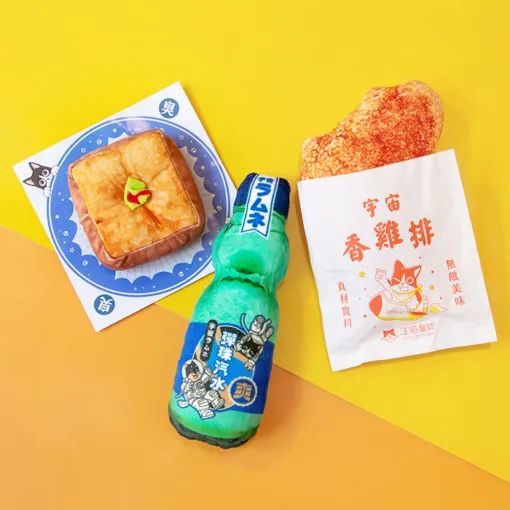 台灣小吃安撫貓草包