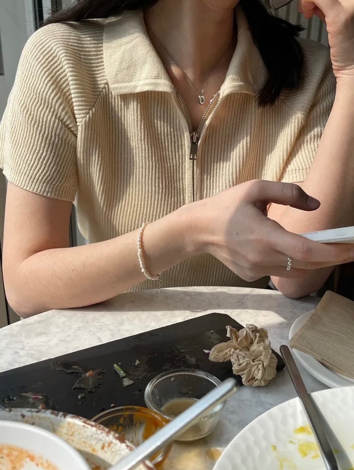 橢圓醫療鋼好搭項鍊