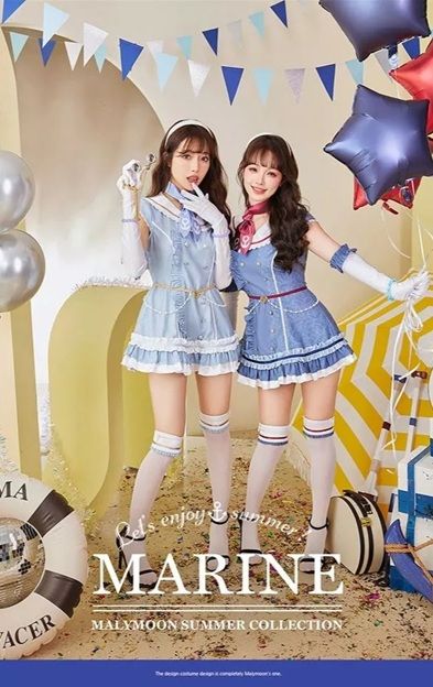 【Malymoon】シーサイドブルーマリンコスチューム【9970】