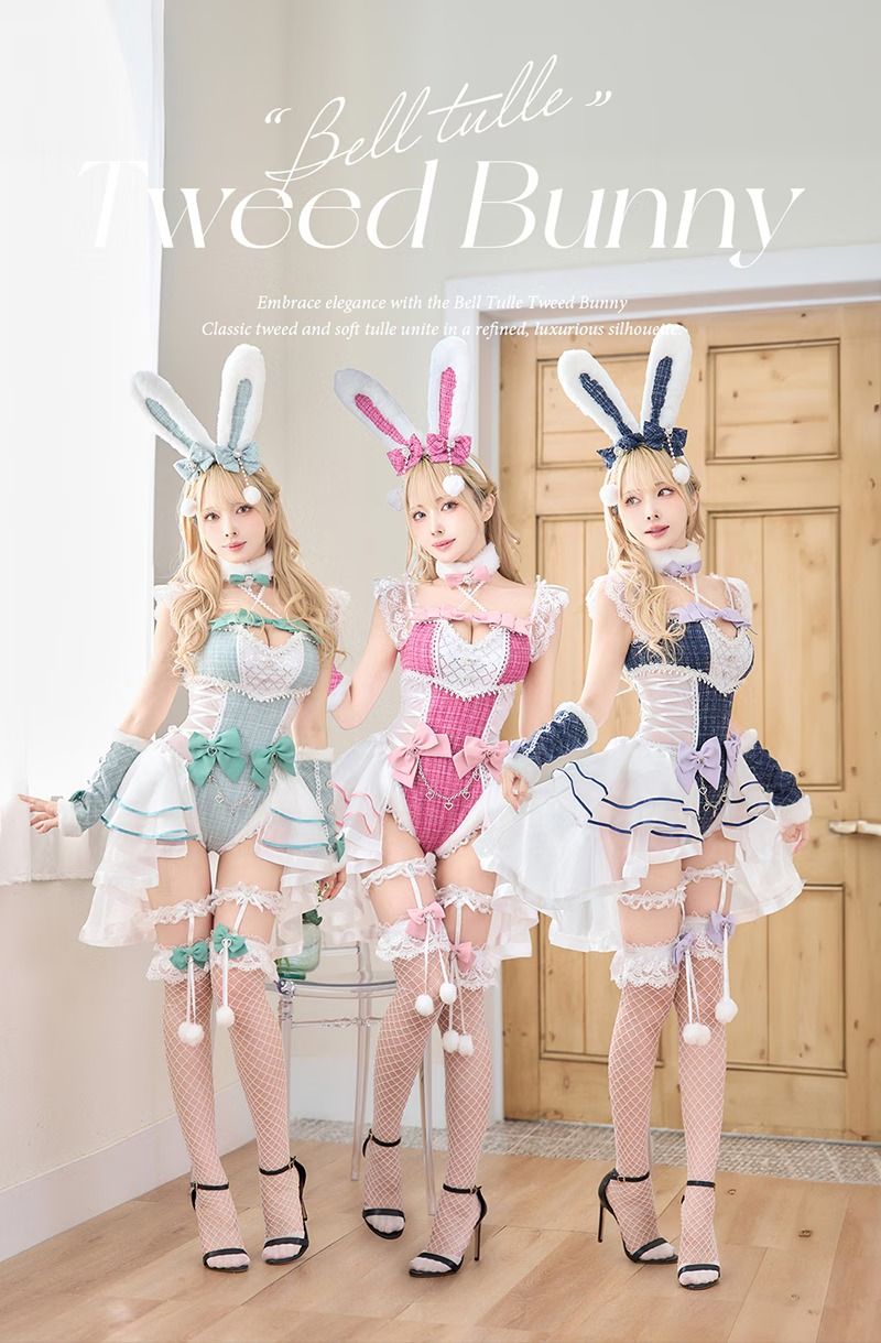 【Malymoon】ベルチュールツイードバニー《オリジナルコスプレ8点セット》【CS25099-2】