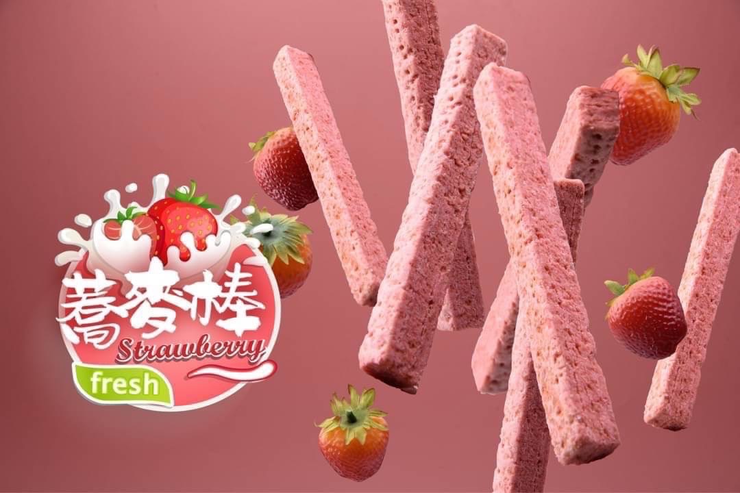 🍓槿心草莓蕎麥棒🍓