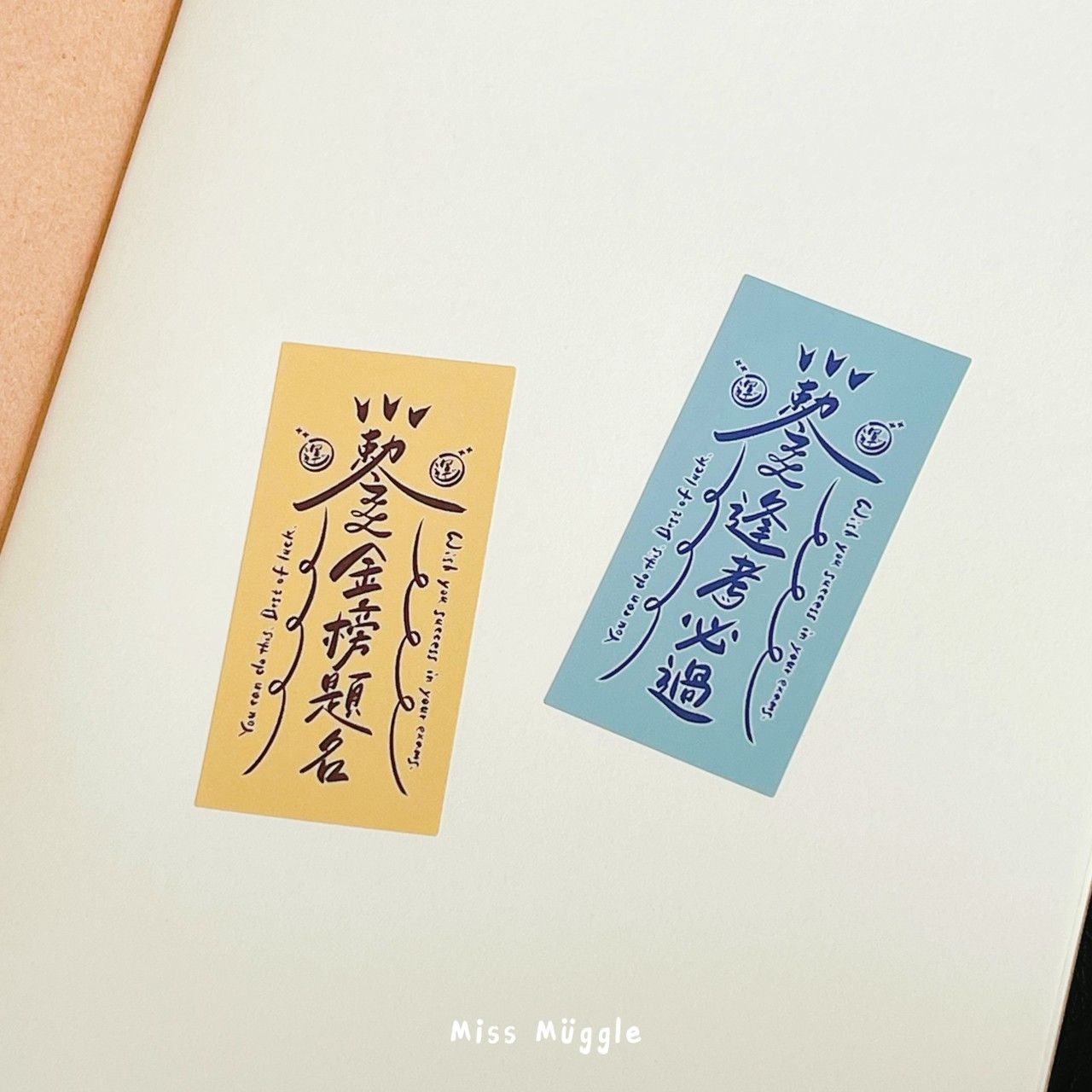 手寫防水貼‧₊˚⋆勒令上岸系列