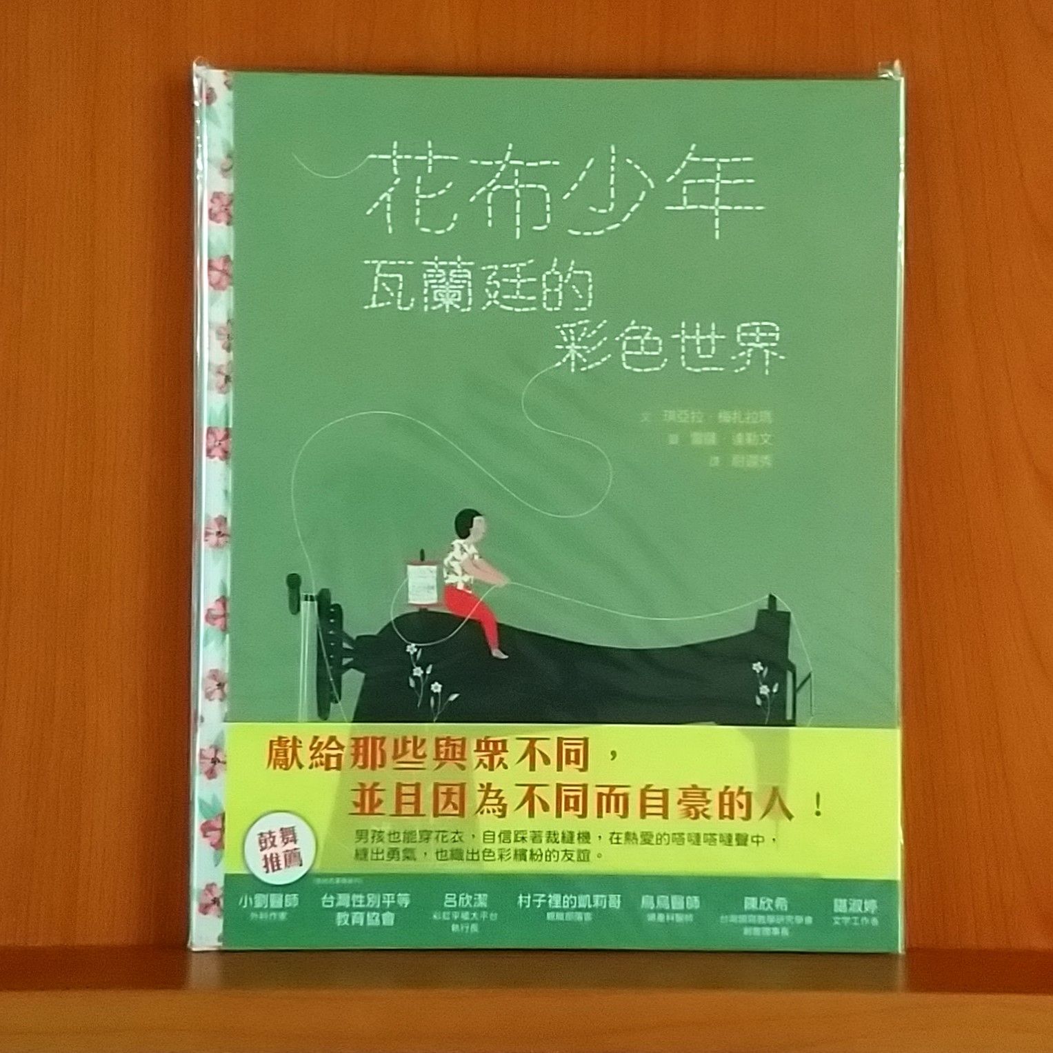 9789570862164_花布少年：瓦蘭廷的彩色世界_琪亞拉．梅扎拉瑪_雷薩．達勒文_聯經_320元