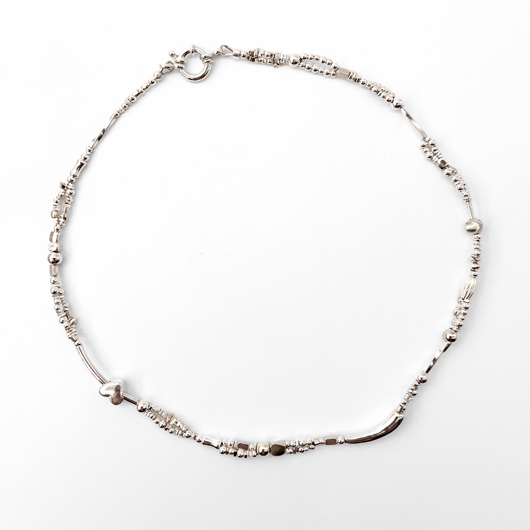 Double Wire Necklace （silver）