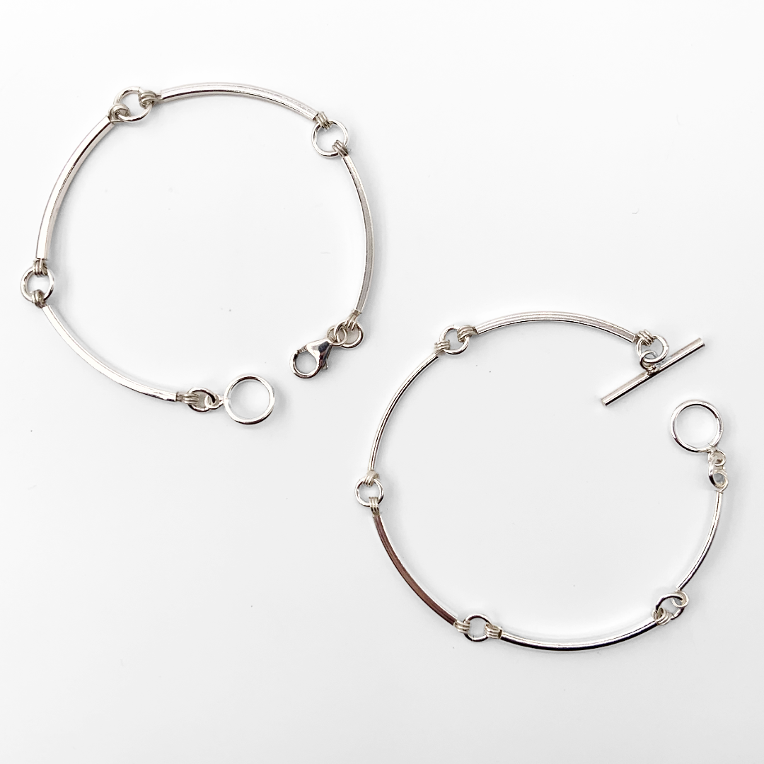 Sterling Silver Round Wire Bracelet