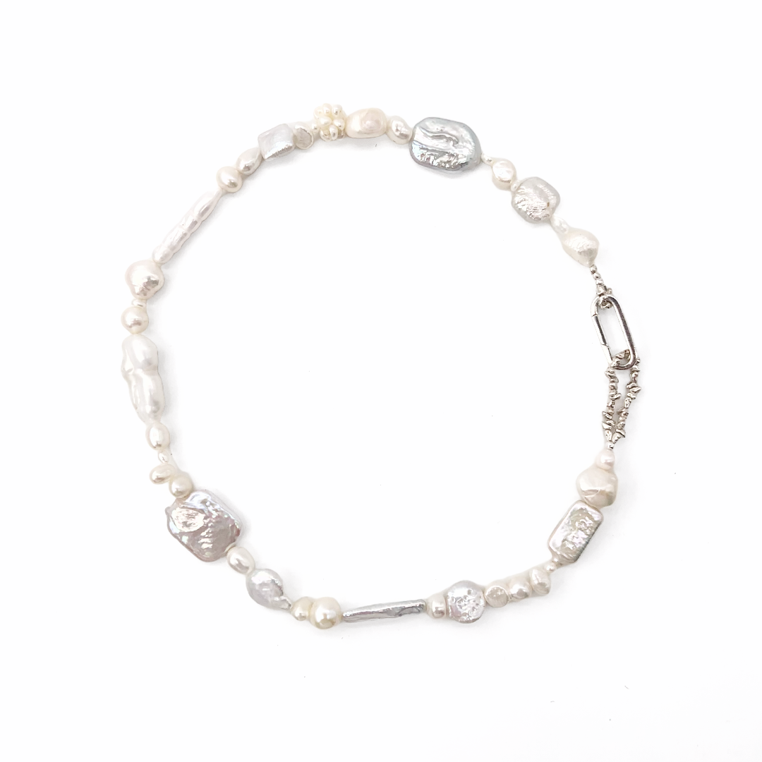 Pearl Collection with Silver Shards – 2025 Summer Edition