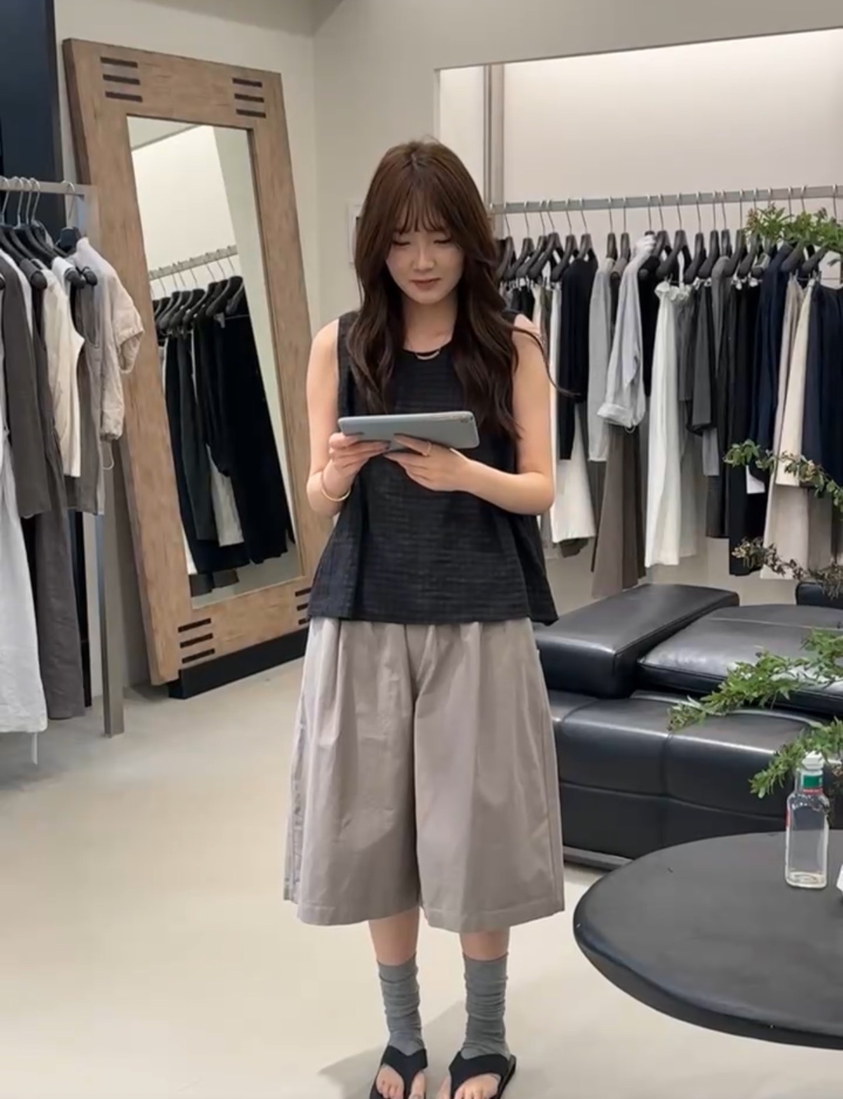 【預購】Lowflat小格紋背心｜五分褲