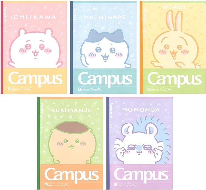 （現貨）【ちいかわ×Campus 筆記本】