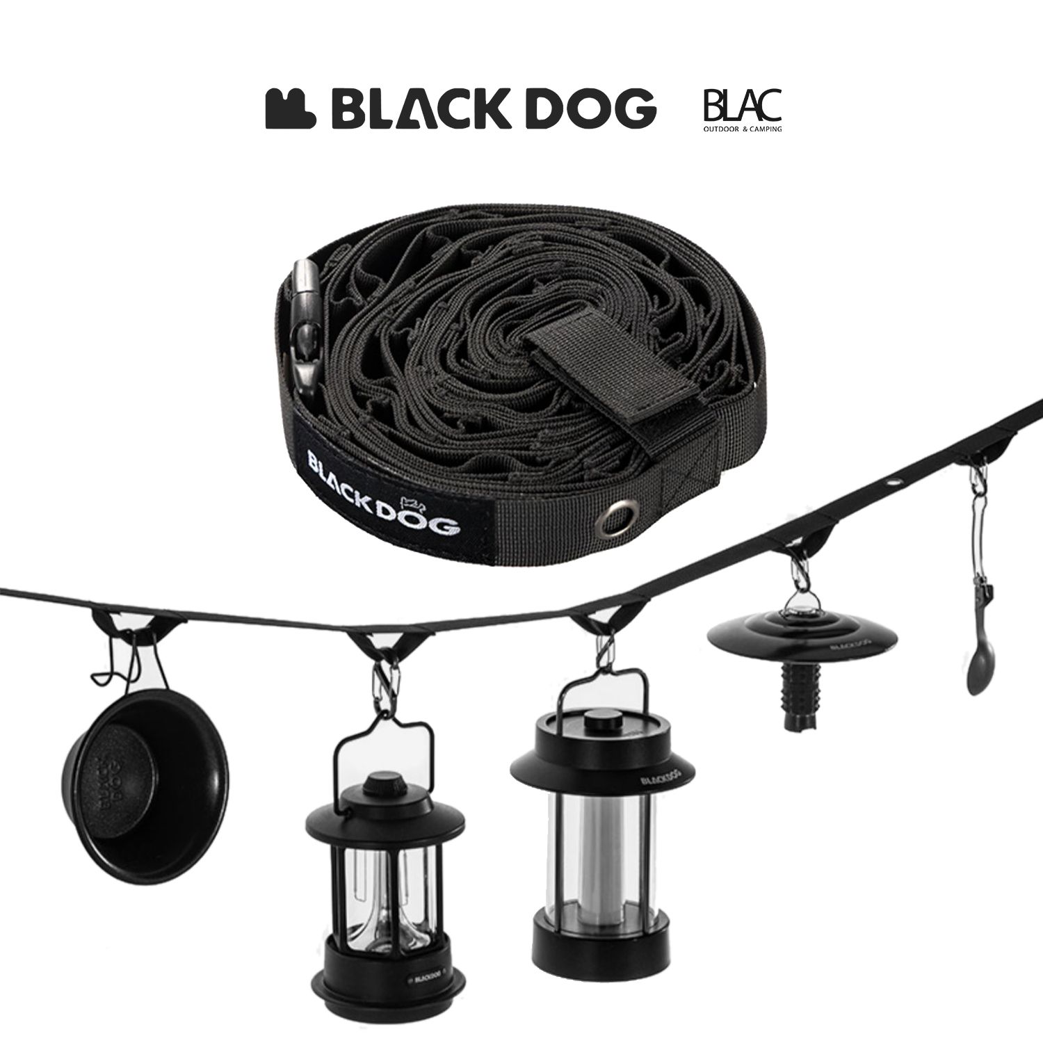 BLACKDOG黑狗天幕掛繩 延伸織帶 拉力帶