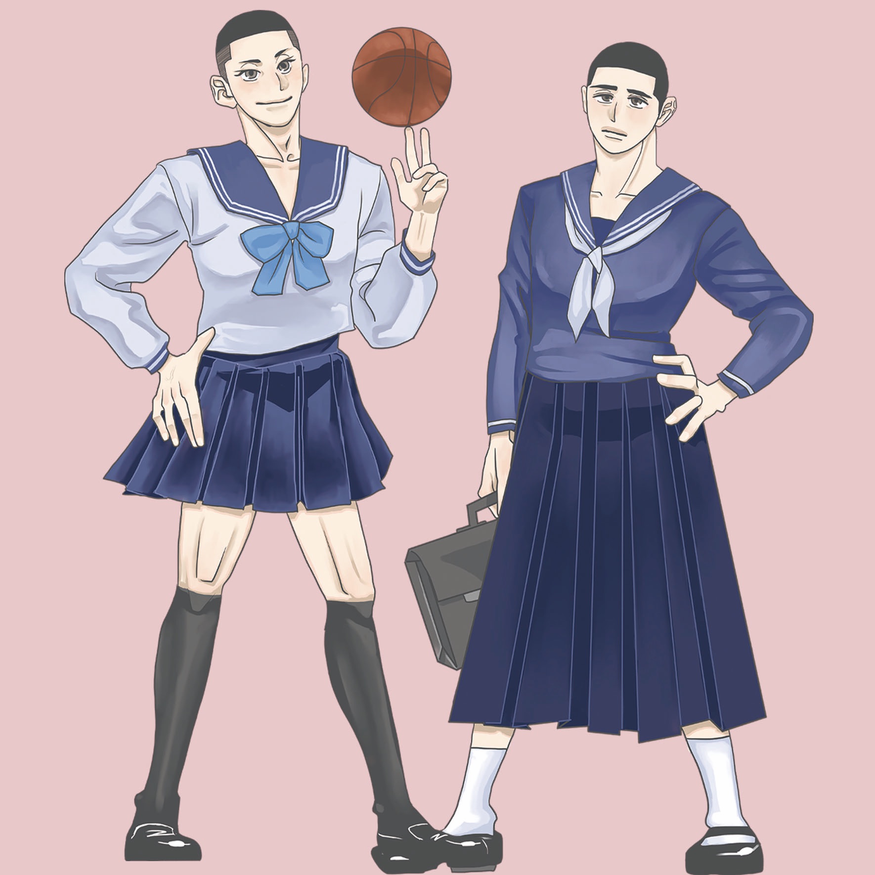 水手服立牌