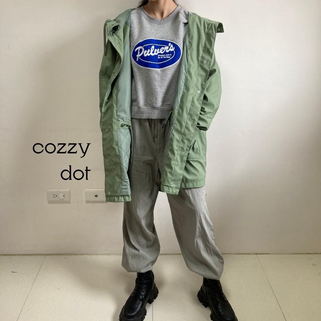 Paul＆Bear 男女適穿 oversize 率性街頭潮流連帽長版外套-M