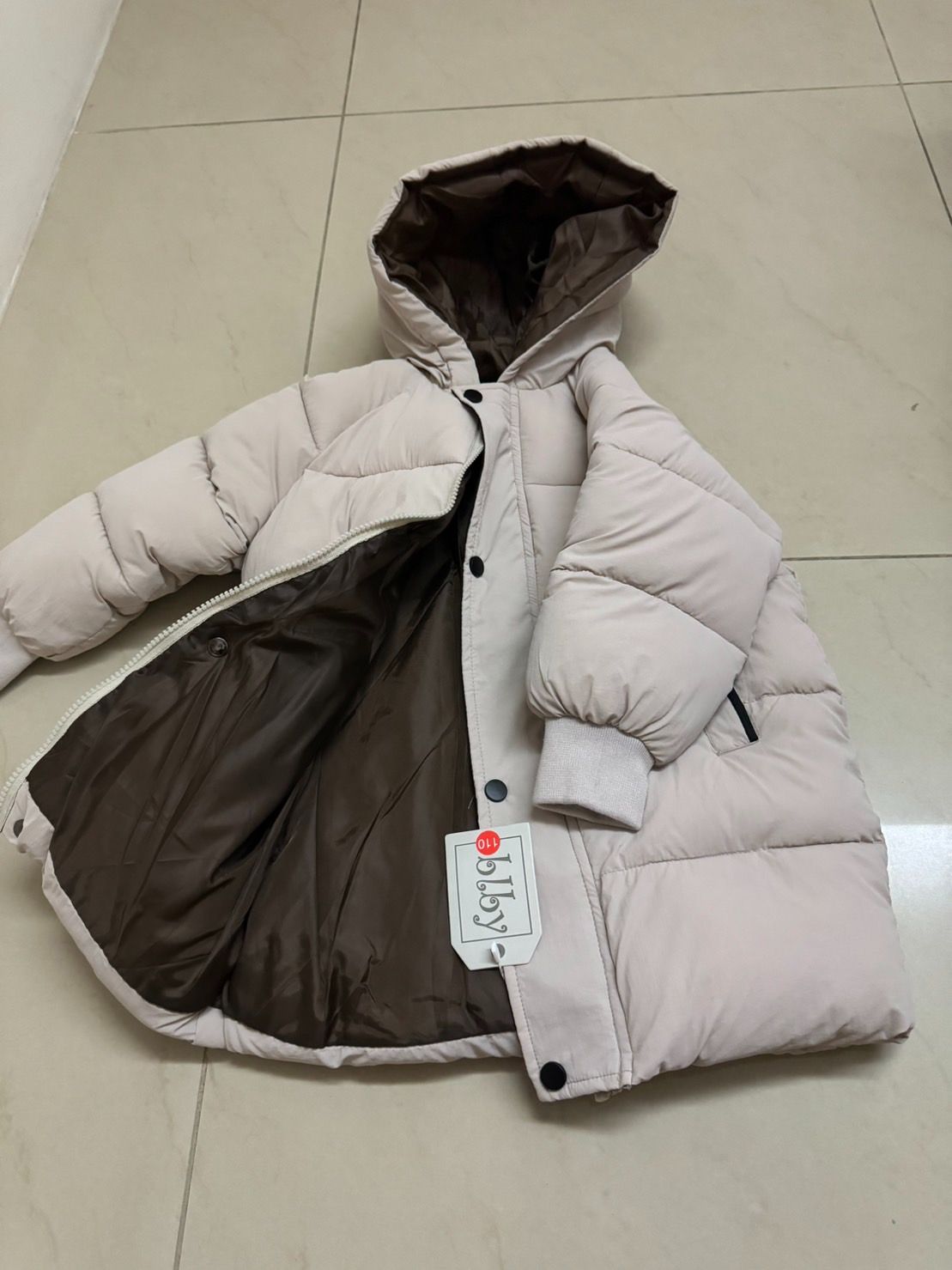全新 100cm 兒童羽絨外套 E