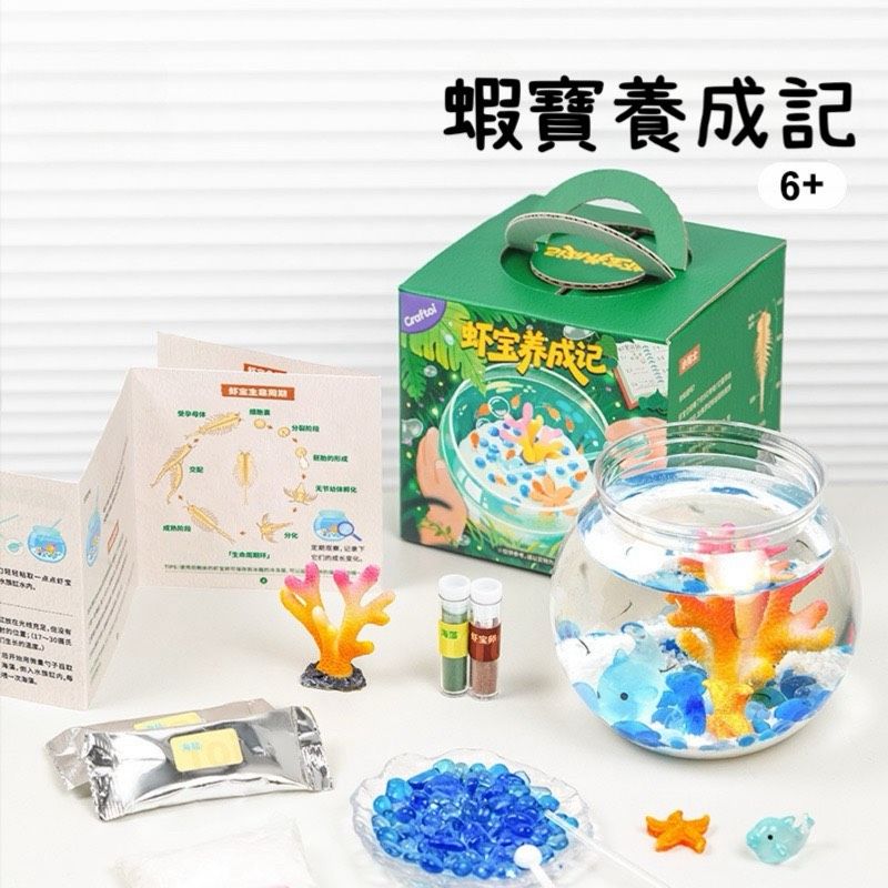 001蝦寶養成記｜一缸會長大的禮物｜自然課觀察教材