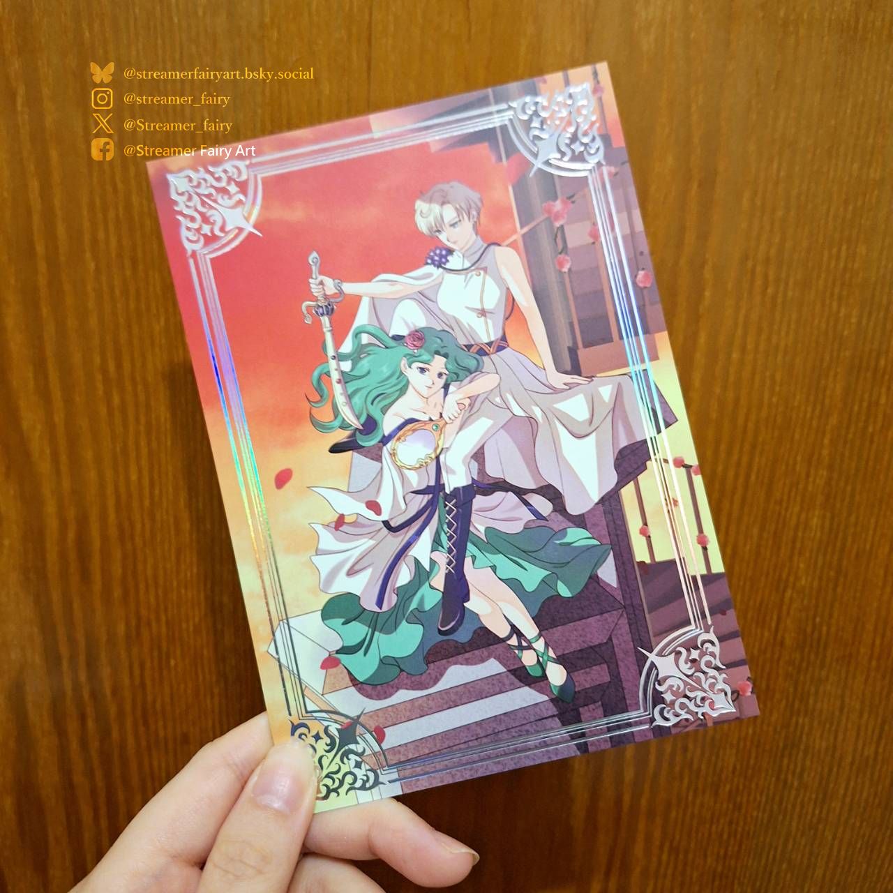 代售 天海原創服飾雙面燙金卡 買一送一