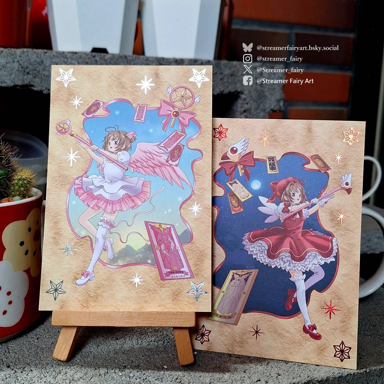 代售 庫洛魔法使 OP1 OP3 雙面燙金卡套組