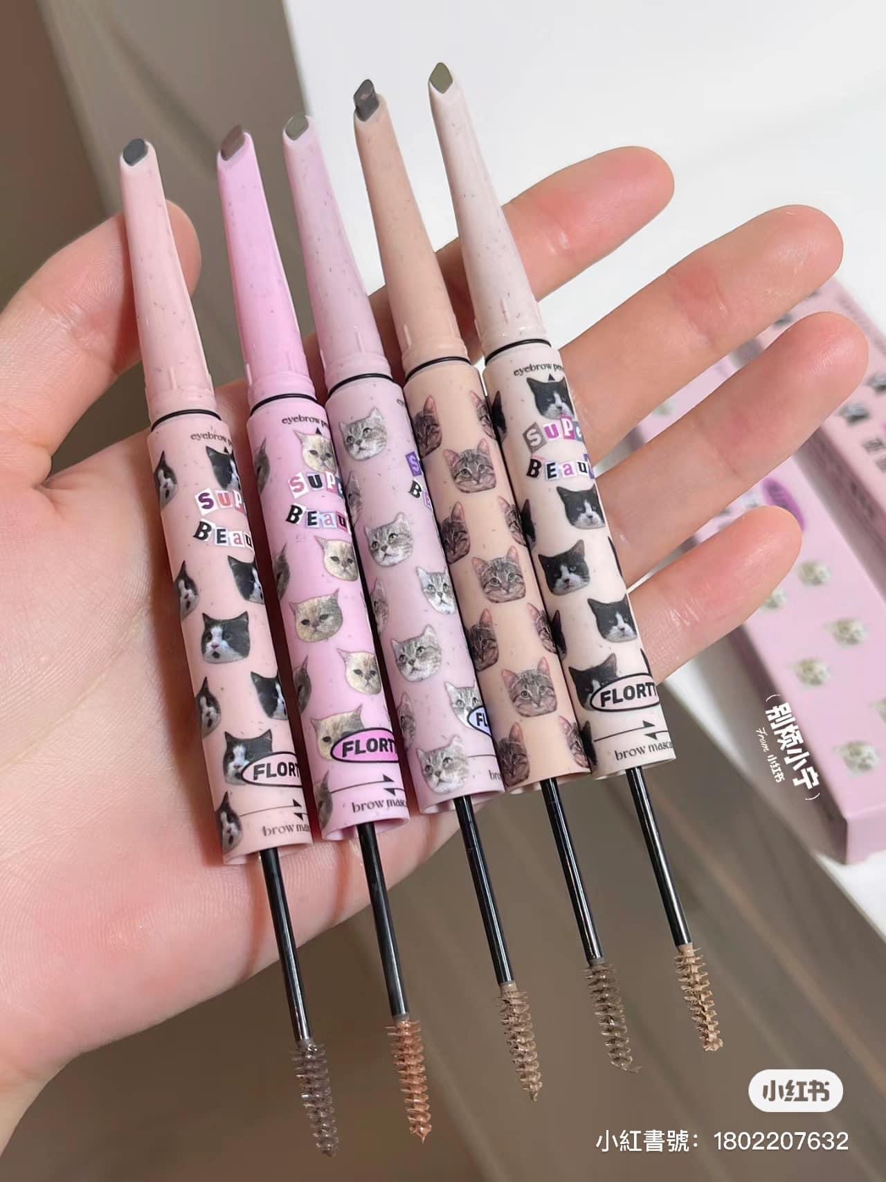 🤎Flortte花洛莉亞雙頭刀鋒眉筆