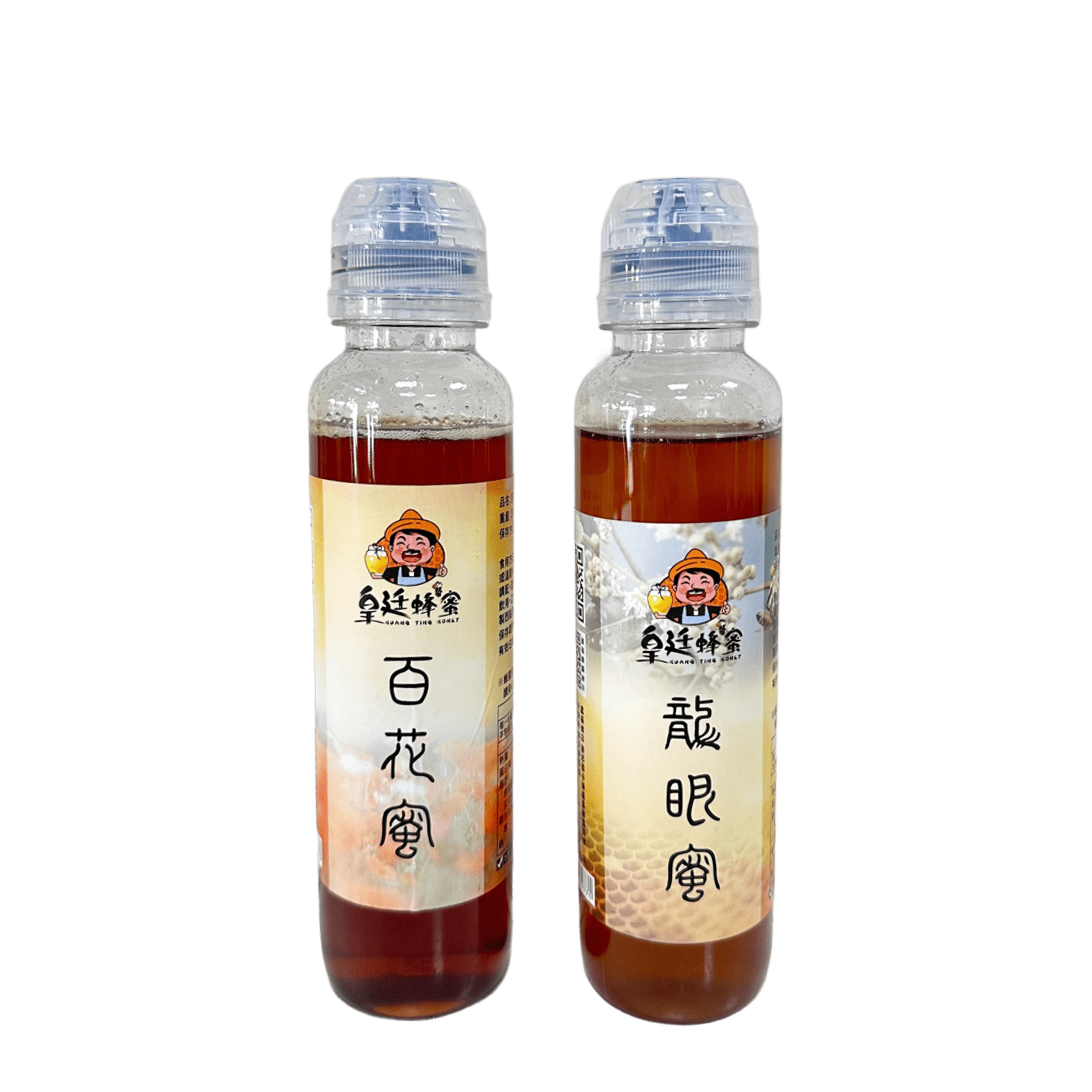 【龍眼.百花】擠壓瓶蜂蜜500g 南投縣中寮鄉皇廷養蜂場