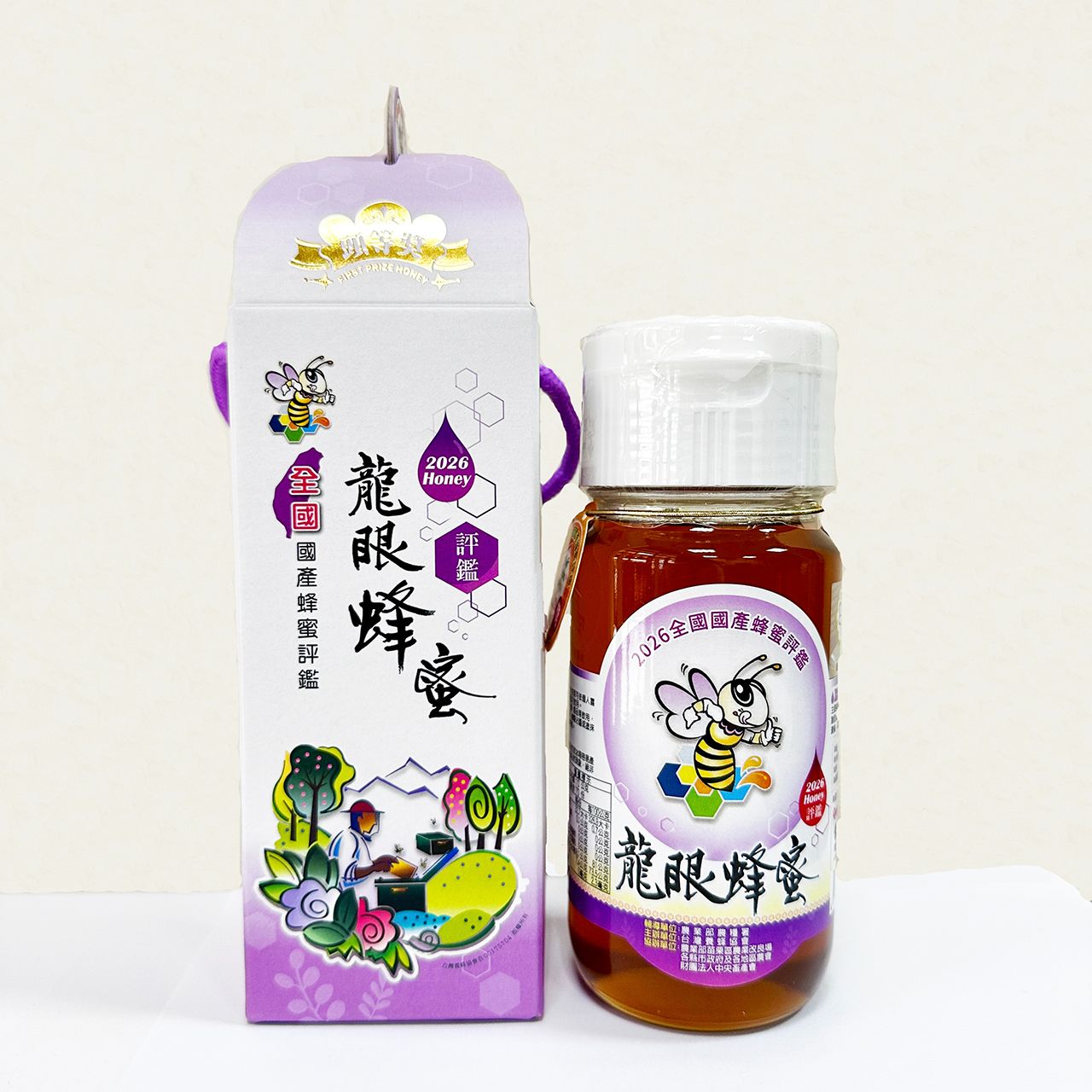 皇廷 2026年全國龍眼蜜評鑑頭等獎蜂蜜700g