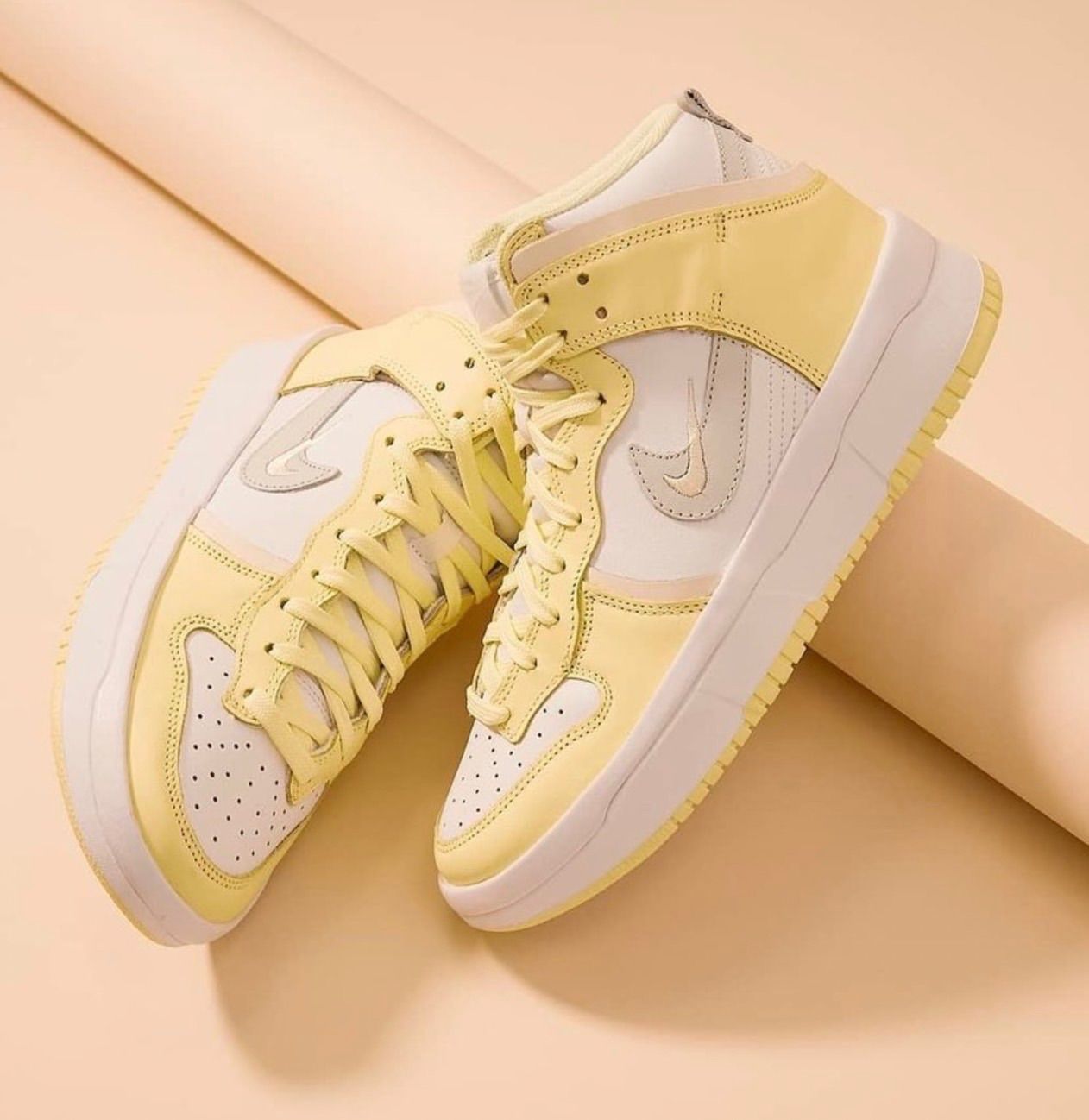 現貨🔥正版 Nike Dunk High Up Rebel Lemon Yellow