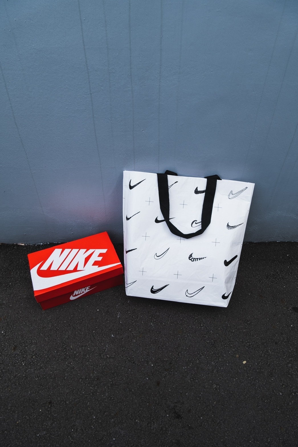 Nike Move To Zero國外門市限定特別版  環保購物萬用袋