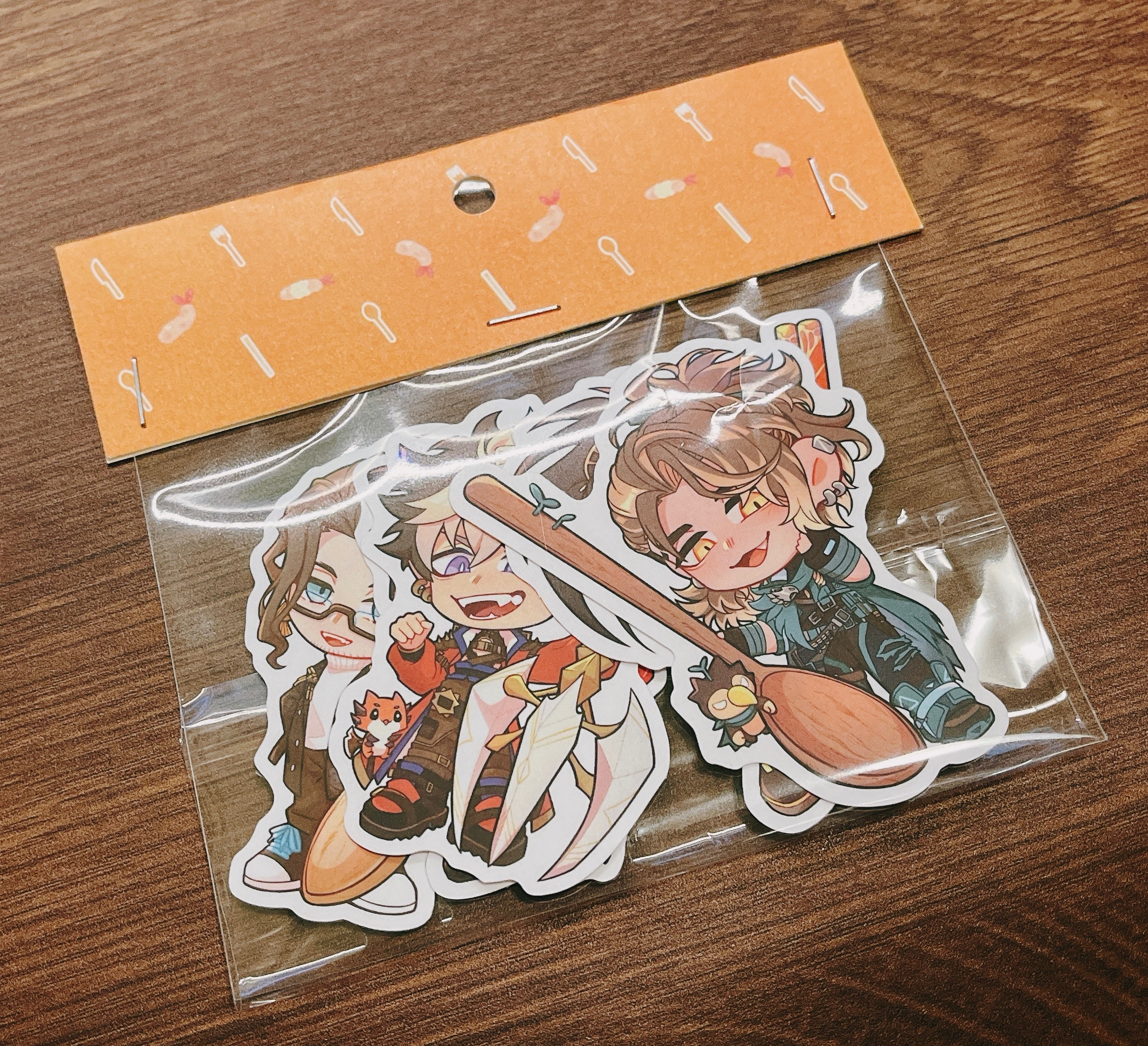 【星EN】飯友全斷貼紙包