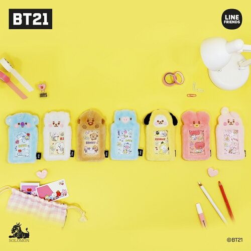 【預購 11/10收單】BT21毛絨絨卡套