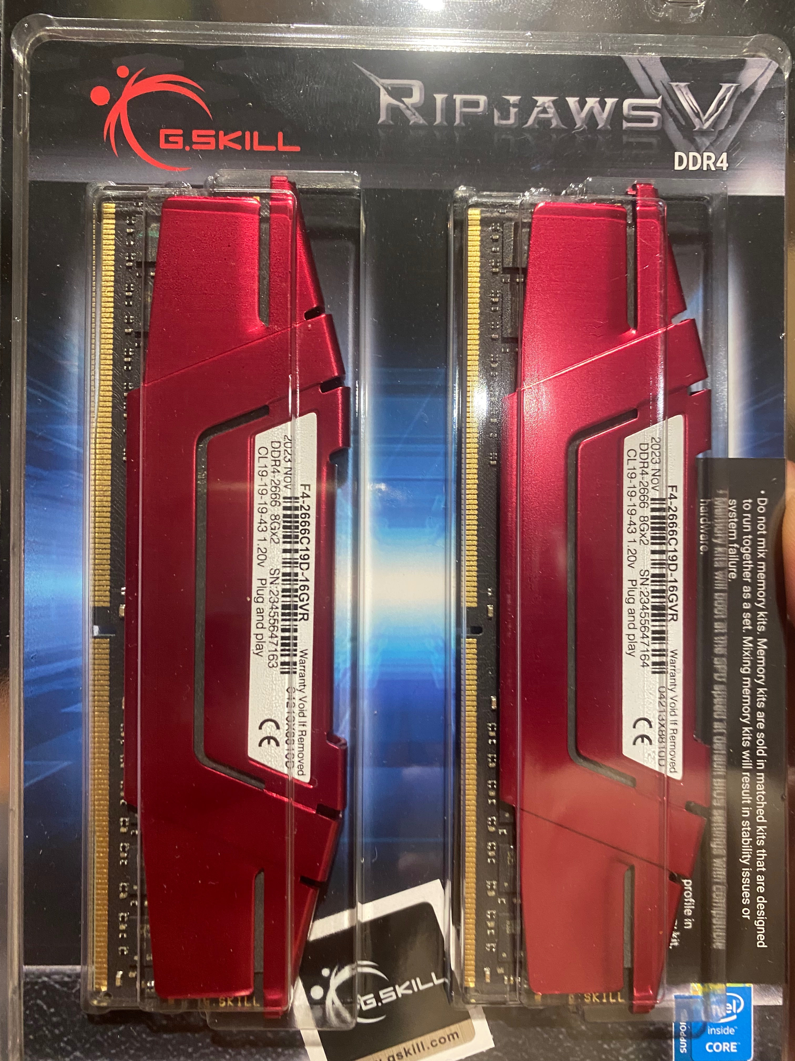 芝奇ddr4 8G*2