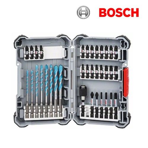 德國BOSCH博世 35件高扭力起子頭及萬用鑽頭組 螺絲起子鑽頭套件 2608577147