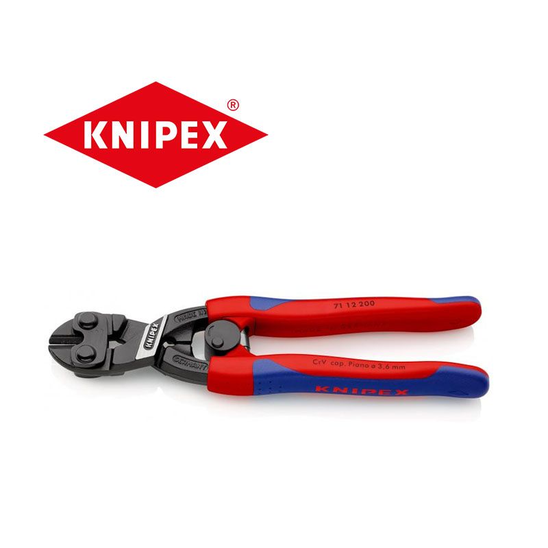 KNIPEX 71 12 200SB 德國K牌原裝貨 雙色小鋼剪 鋼絲 彈簧鋼 鐵釘