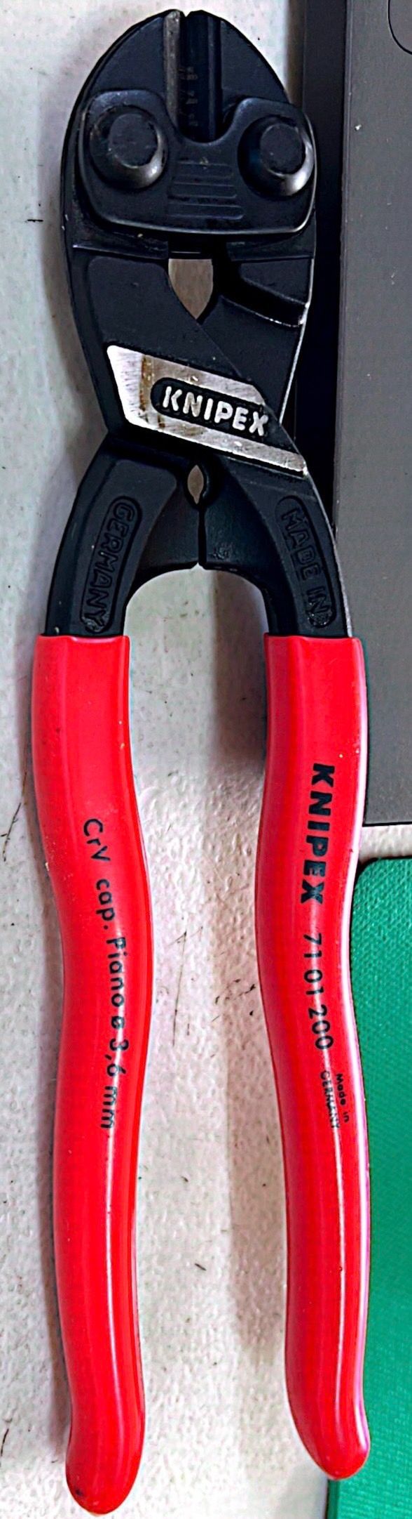 KNIPEX 德國K牌 小鋼剪 7101200 鋼絲剪 8＂ 小鐵剪 71 01 200 原裝德國製