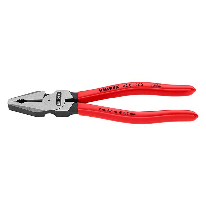 KNIPEX K牌 德國製 省力型膠柄鋼絲鉗 9吋 膠柄鋼絲鉗
