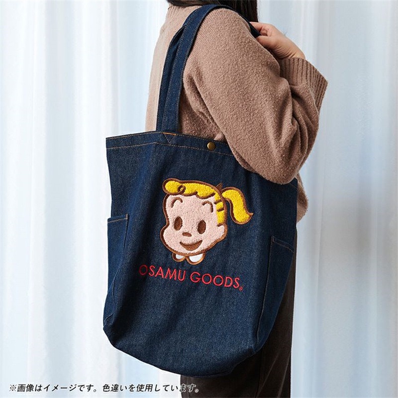 原田治OSAMU GOODS 日系 日本 原田治刺繡牛仔包 原田治牛仔帆布
