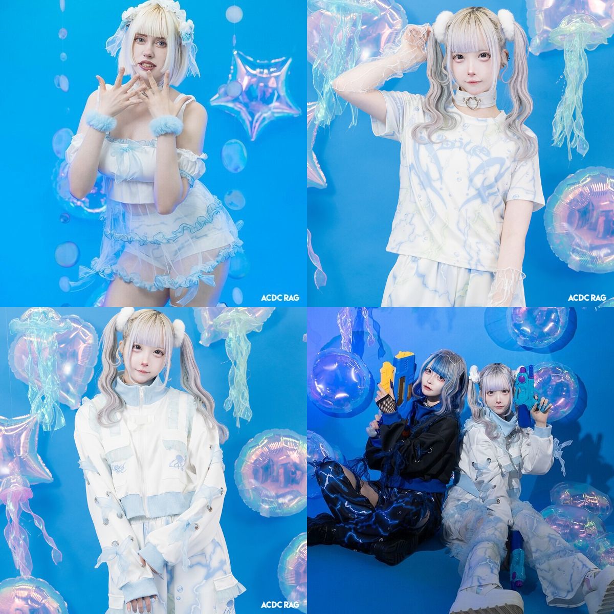 【ACDC RAG】水母Cyber系列-泳裝/T恤/外套/腿套：