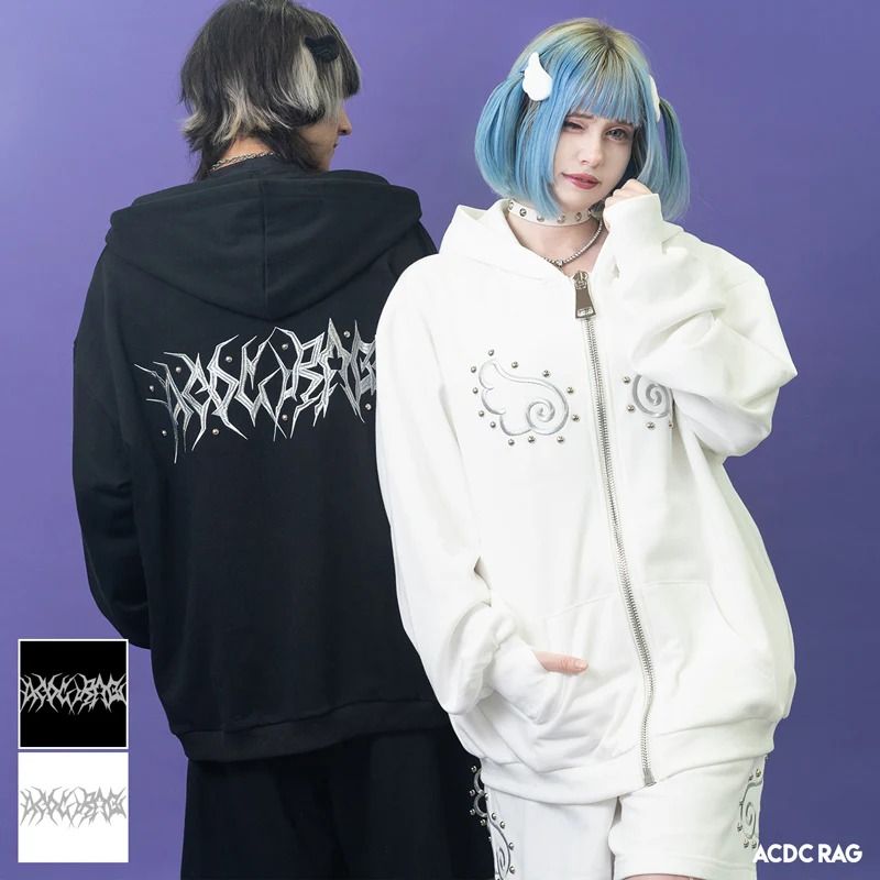 【ACDC RAG】天使 BIG ZIP 連帽外套