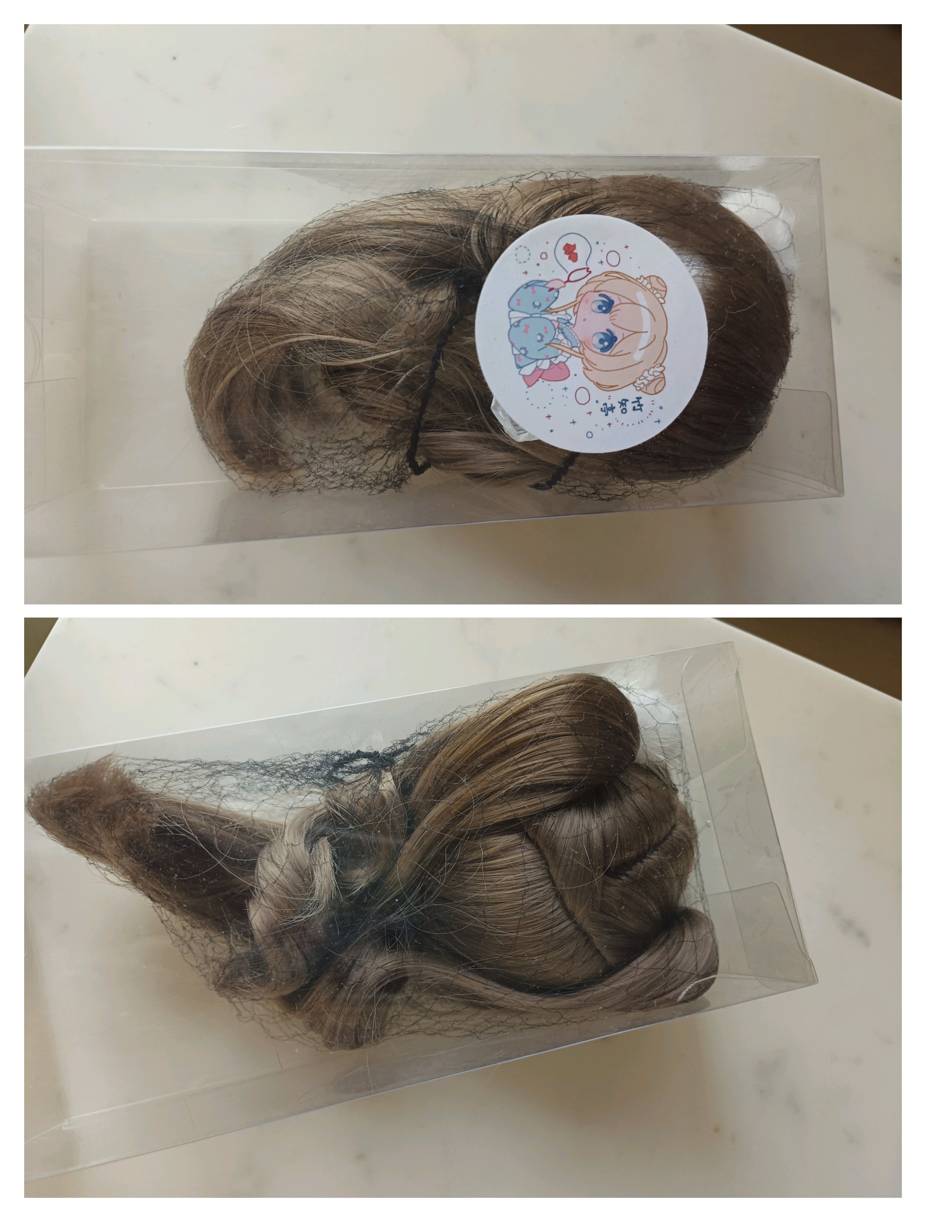 三分假髮小奶油白麓麓