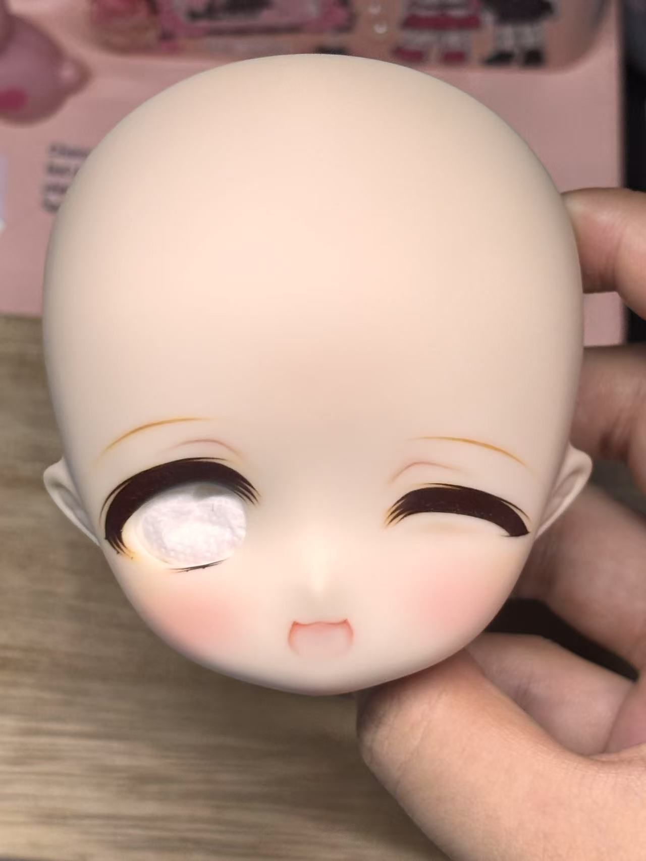 半白egg自製小啾 三插四單頭