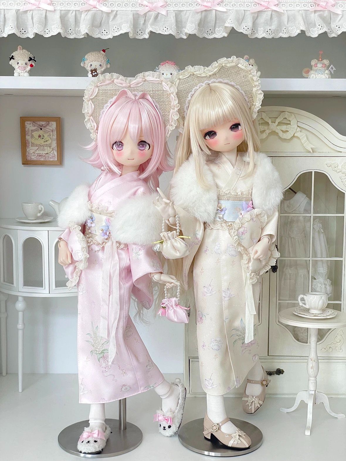 mdd四分尺寸三色籤和服套裝